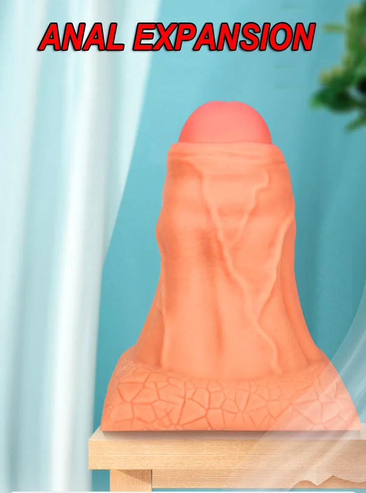 Huge Anal Plug Soft Silicone Anus Expansion Dildo Butt Plug Vagina Stimulation Prostate Massage Anal Sex Toys For Men Women Gay