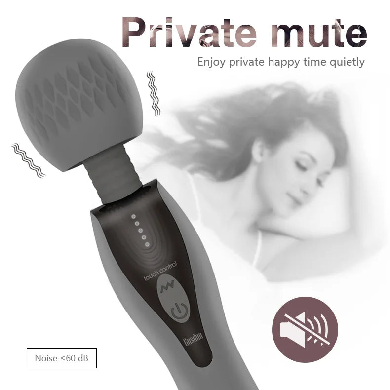 5 Kinds Of Frequency Control Powerful Vibrator Sex Machine Double Motor AV Wand Vaginal Pussy Masturbation Sex Toy For Women