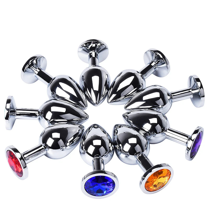 Anal plug Butt plugs anal sleeve dongle anal phalos for anal proleurre metal vibrating analnach tube Toys for adults Anal toys