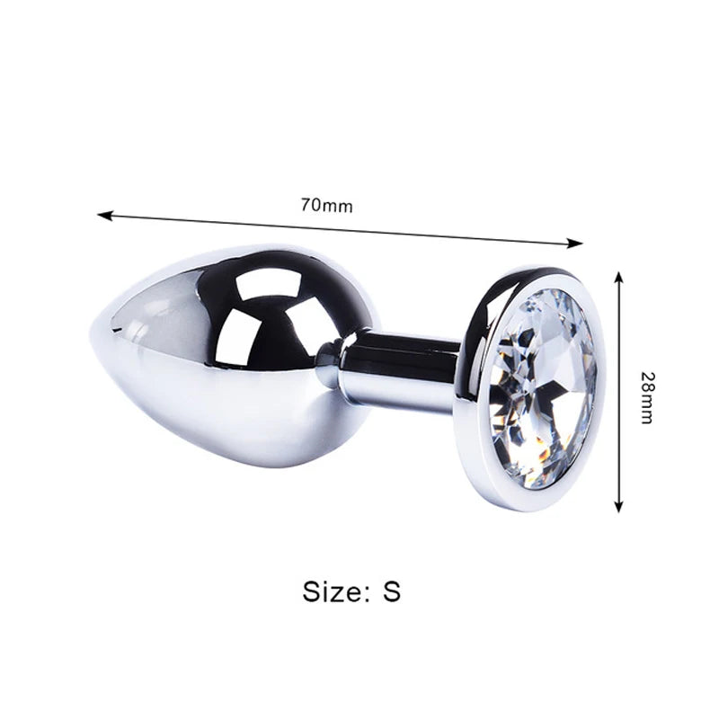 Anal plug Butt plugs anal sleeve dongle anal phalos for anal proleurre metal vibrating analnach tube Toys for adults Anal toys
