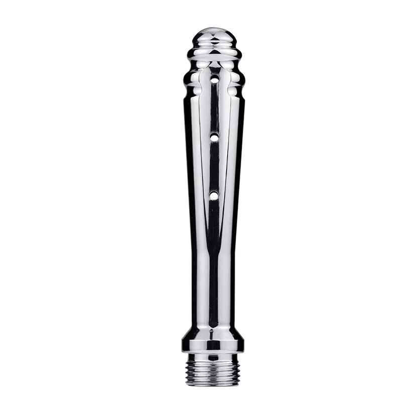 New Stainless Steel Metal Anal Cleaner Bidet Faucets Rushed Anal Douche Shower Cleaning Enemator Enema Butt Plugs Tap Adult