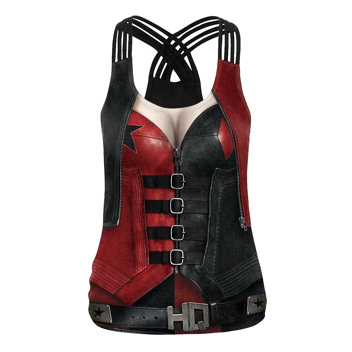 [You're My Secret] Clown Women Cosplay Costume Halloween Dress Up Matching Set Carnival Party Dress Leggings Cool Bodysuit