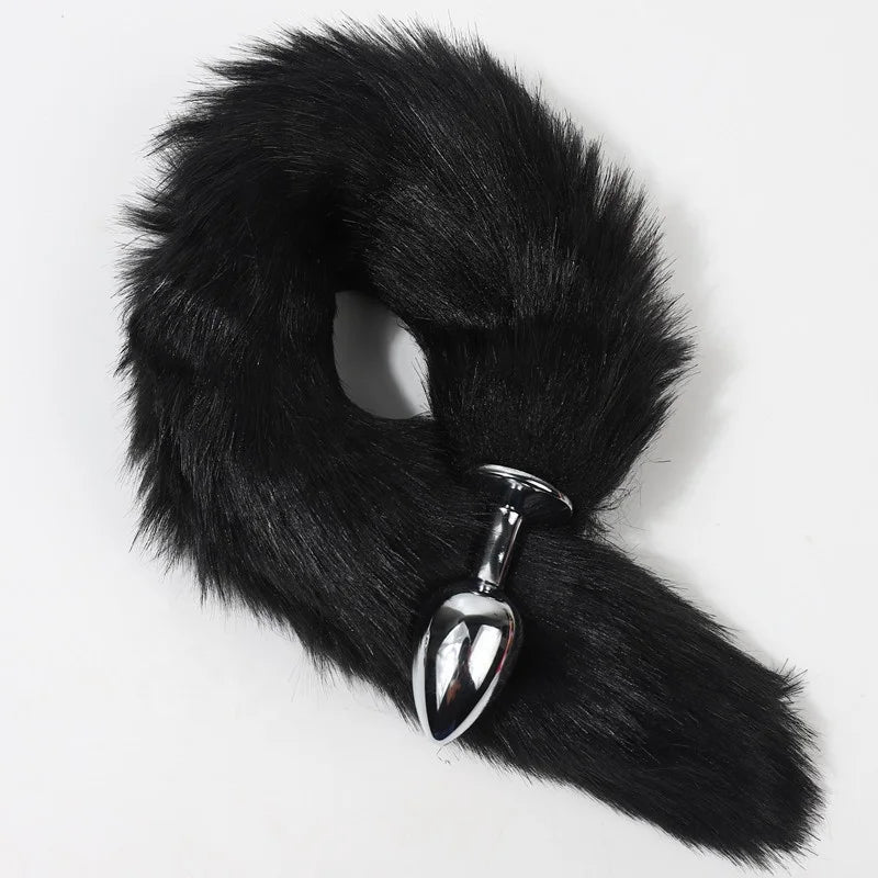 Anal Plug Sexy Fox Tail Vaginal Plug Dildo Masturbation Anal Vibrator Men Prostate Massager Female Masturbator Anal Masturbating