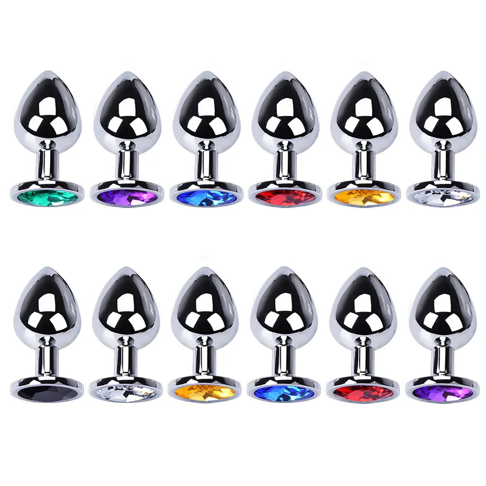 Anal plug Butt plugs anal sleeve dongle anal phalos for anal proleurre metal vibrating analnach tube Toys for adults Anal toys