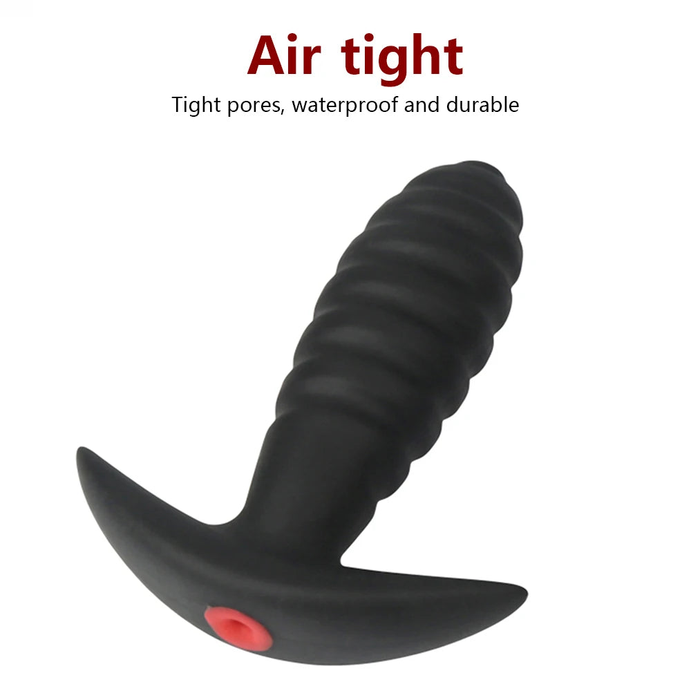 Inflatable Pump Anal Plug Silicone Super Big Butt Plug Dildo Prostate Massager Anus Extender Dilatador Sexules Toy for Women Man