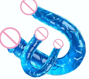 Double Head Silicone Long Penis Jelly Realistic Dildo Flexible Female Pussy Vagina Anal Masturbator Sex Toy Lesbian Cock Lovetoy
