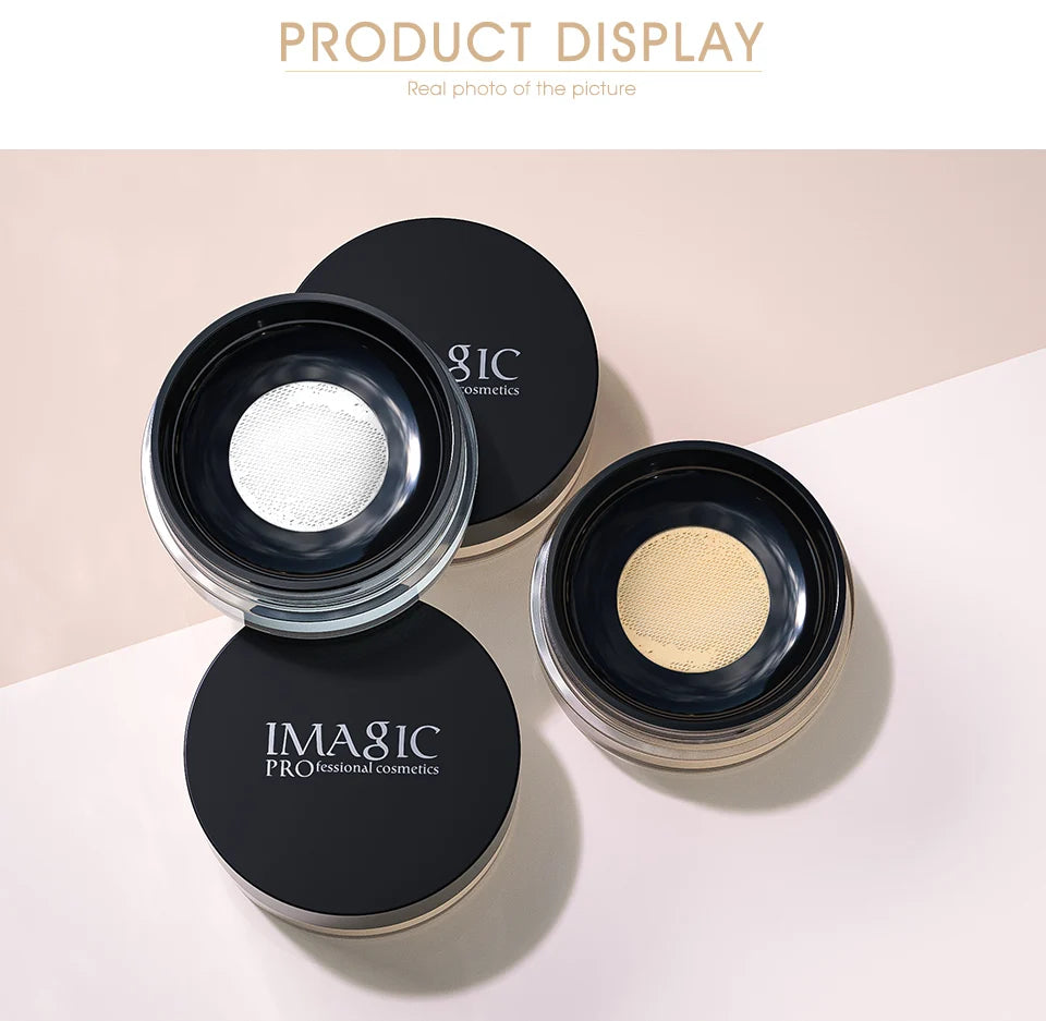 IMAGIC new makeup powder waterproof oil control waterproof  foundation invisible brightening skin cosmetic