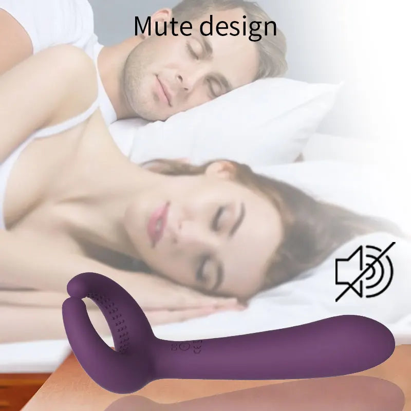 3 Motors Powerful Vibrators for Couples G-Spot Stimulator Men Penis Ring Female Vagina Anal Masturbator Adult Sex Toys for Woman