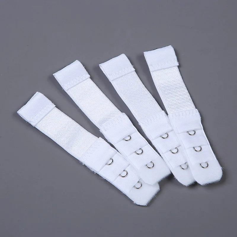 1 Piece Soft Bra Extenders Strap 1 Rows 3 Hook Female Adjustable Elastic Nylon Clasp Extension Women Intimates Accessories