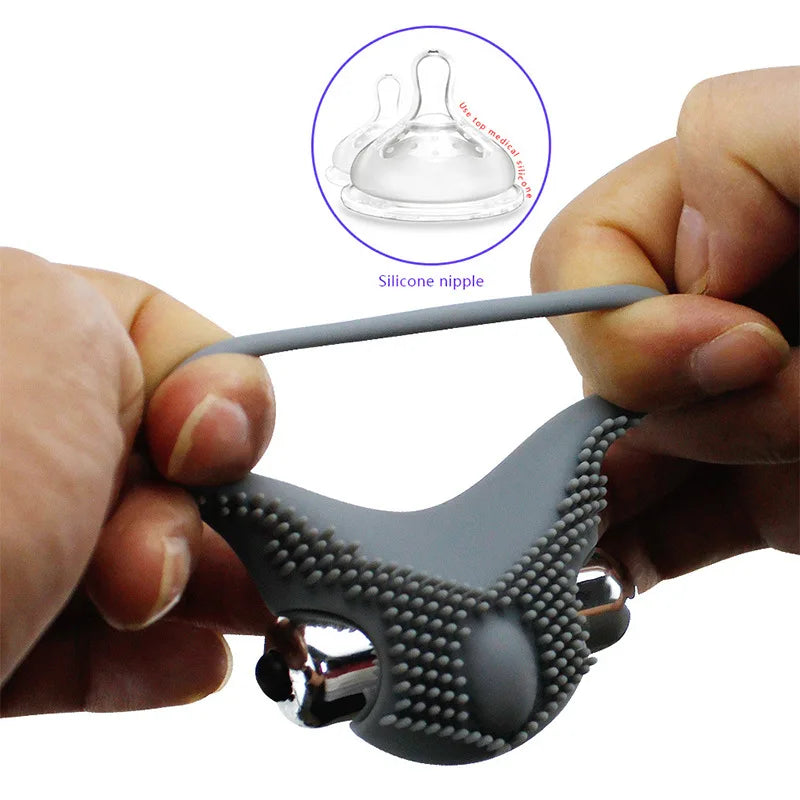 Erotic Bullet Vibrator Penis Vibrating Ring Delay Ejaculation Adult Sex Toys For Men Male Clitoris Massager Cock Silicone Ring