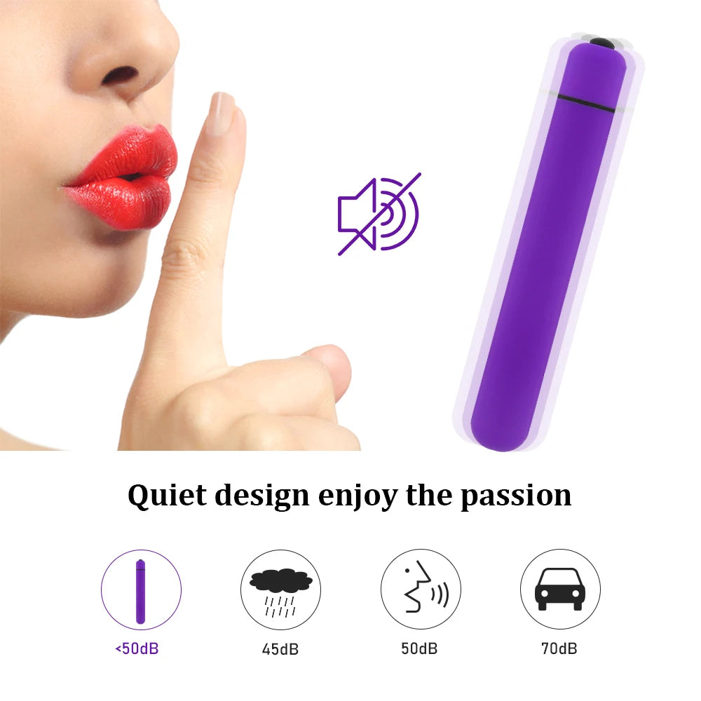Long Bullet Vibrators Portable Female Masturbator G Spot Massager Dildo Vibrators AV Stick Adult Sex Toys for Women Sextoys