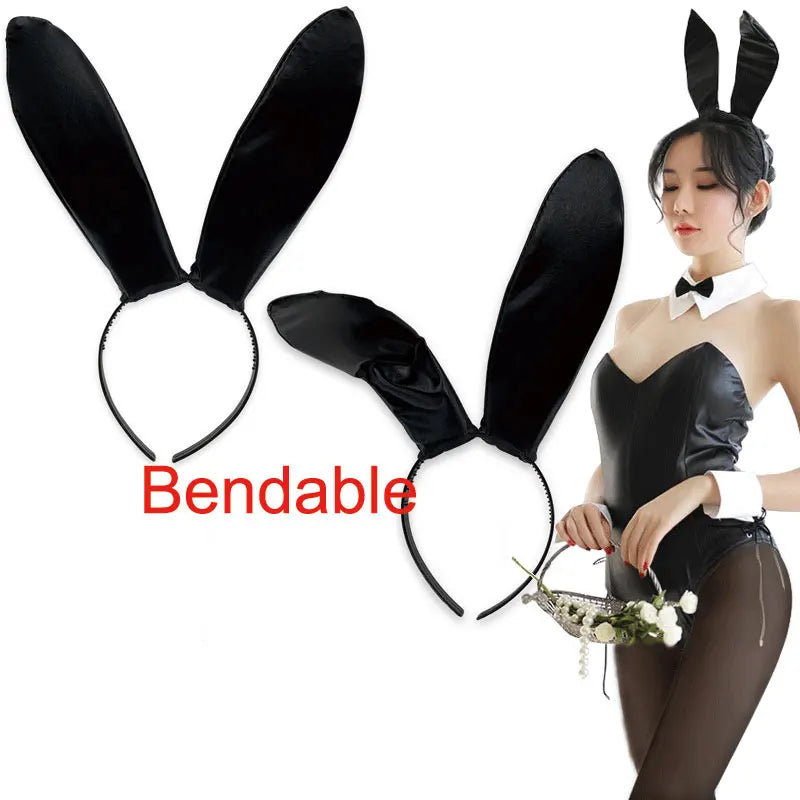 Bunny Girl Sakurajima Mai Cosplay Costume for Girls Halloween Funny Costume Black Stockings High Heels lenceria sensual mujer