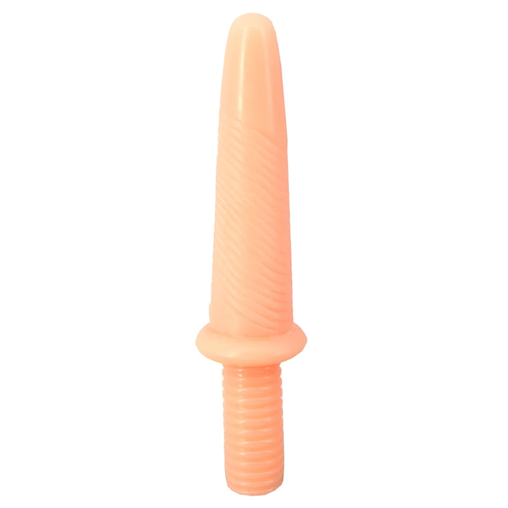 31mm Screw Sword PVC Anal Plug Dildo Women Masturbator Handle-Bar Soft Vagina Anus Prostate Orgasm Sex Toys for Lesbian Gay Men