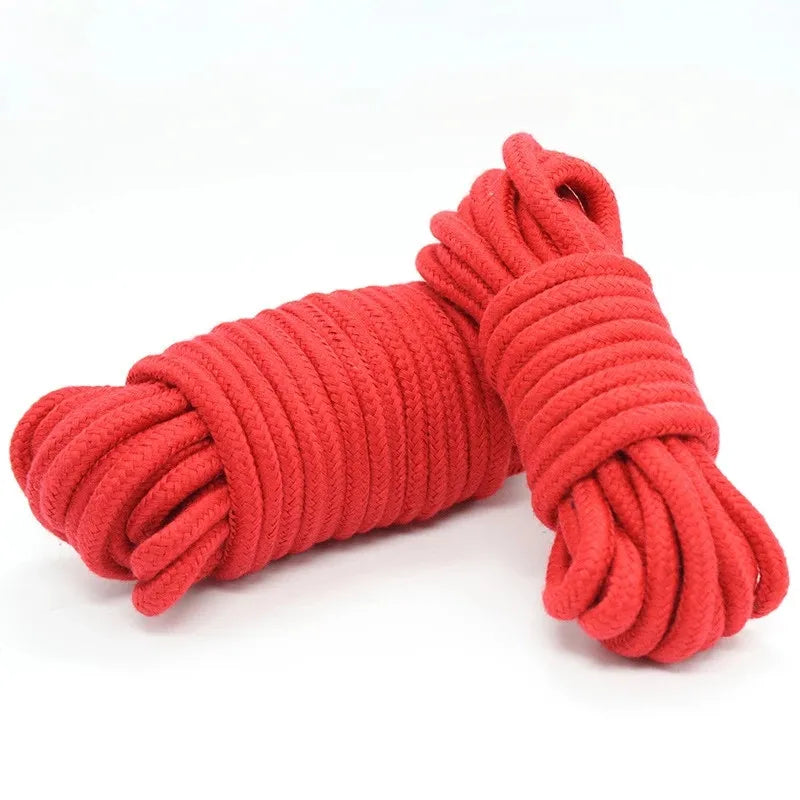 5m/10m/20m Fetish Sex Bondage Cotton Rope Erotic Shibari Accessories for Couple Adult Games Binding Role-Playing Erotic Products