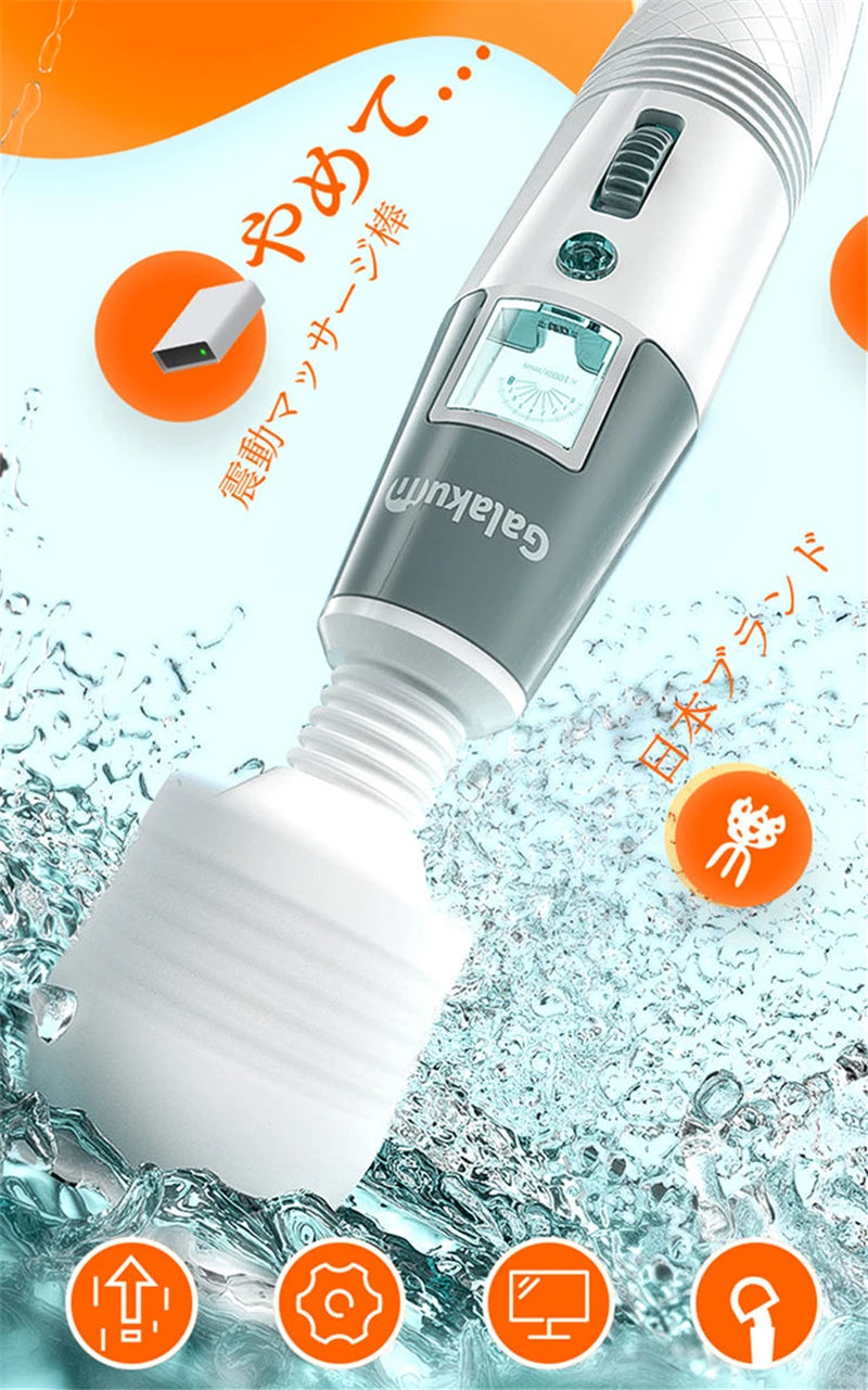 Huge Magic Wand Vibrators for woman, G-Spot Female Clitoris Stimulator Masturbator Dildo Vibrator Adults Toys Sex Toys for Woman