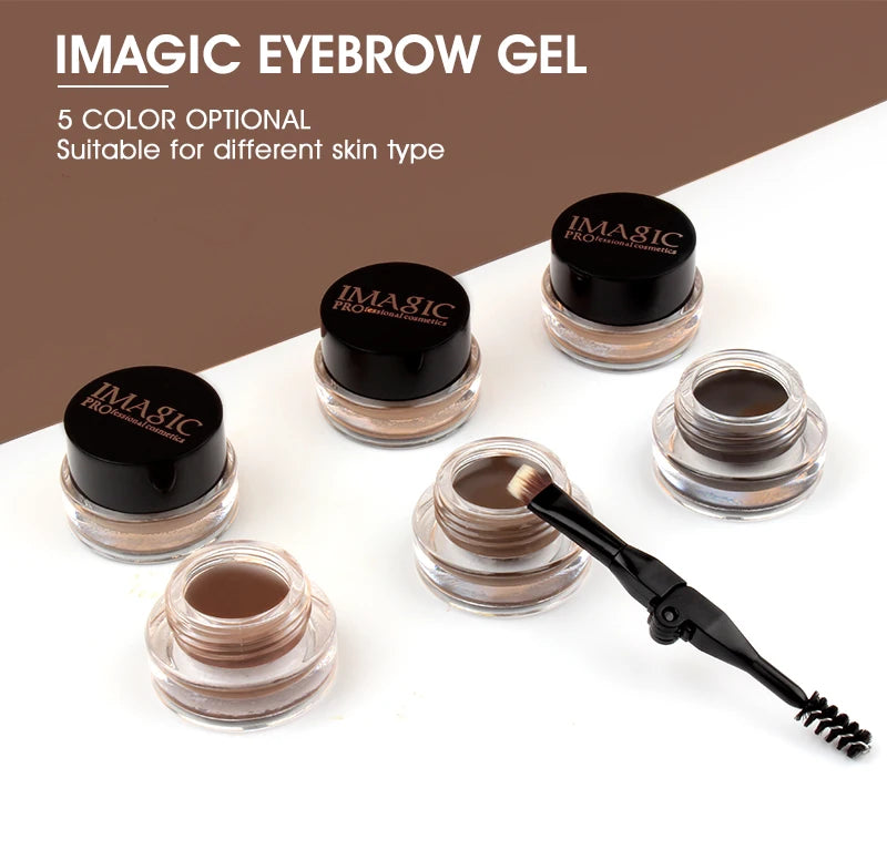 IMAGIC professional eyebrow waterproof long-lasting makeup eyebrow cream gel cosmetics