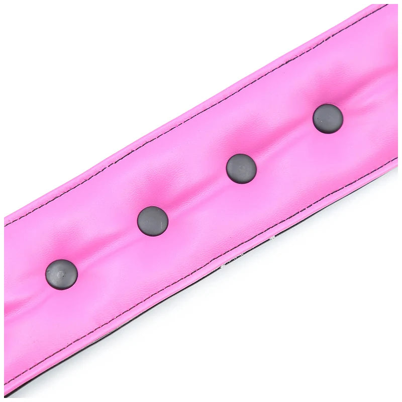 Sex Couple Leather Bdsm Bondage Set 3pcs Restraints Collars Ankle Cuff Handcuffs For Sex Bondage Set Sex Toys For Women Adults