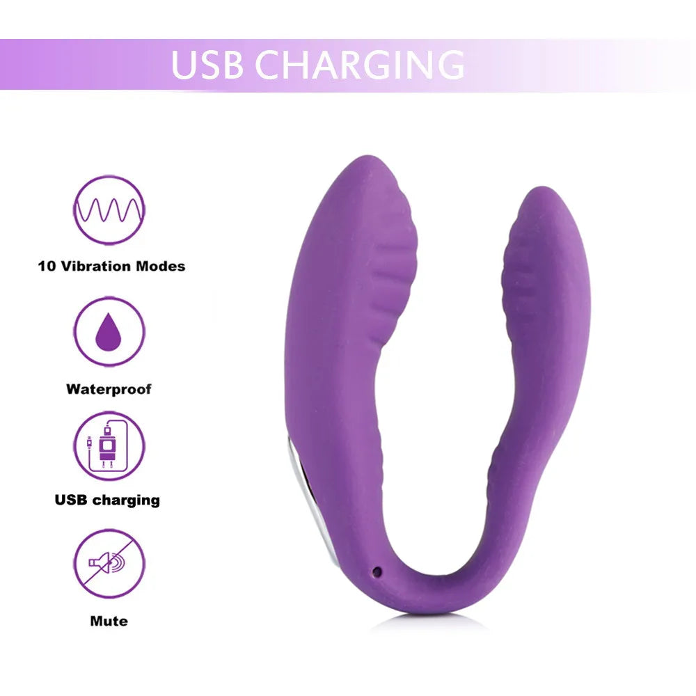 Sex Vibrators 10 Speeds U Vibrator Erotic Toys For Women G-Spot Stimulate Vibrators For women Sex Toys for Couples Sex Product