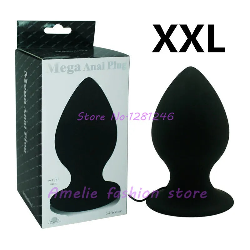 Super Big Size 7 Mode Vibrating Silicone Butt Plug Large Anal Vibrator Huge Anal Plug Unisex Erotic Toys Sex Products L XL XXL