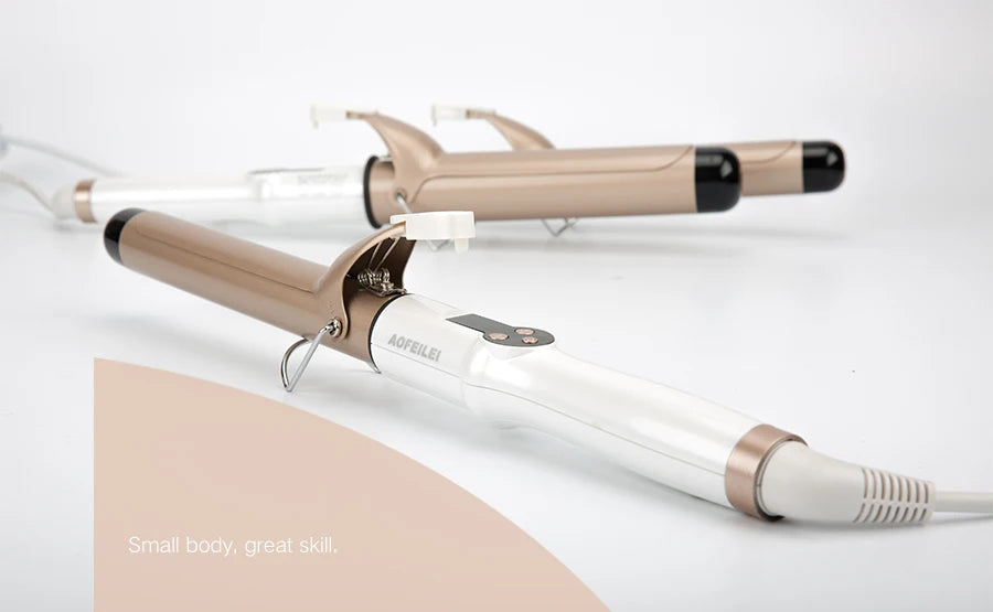 2025 New Electric Hair Curler with LCD Screen Digital Curling Iron Hair Curlers Irons 19-38mm Professional Curling Iron Curler