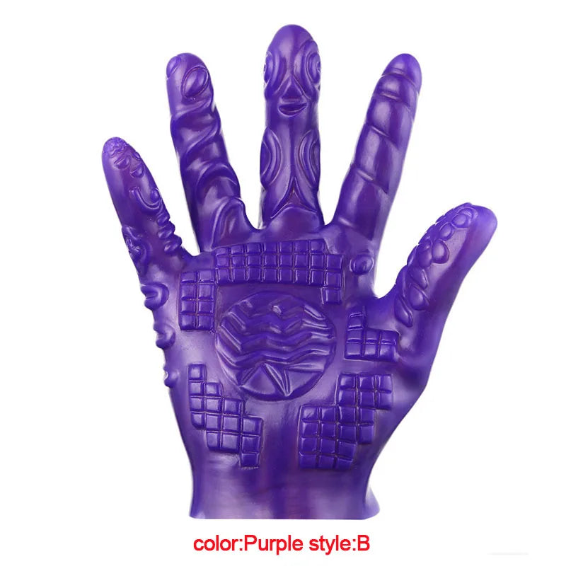 Erotic Magic Palm Hand Masturbator Sex Glove Adult Game Masturbation Vagina Massage Gloves sex game for couples Intimate goods