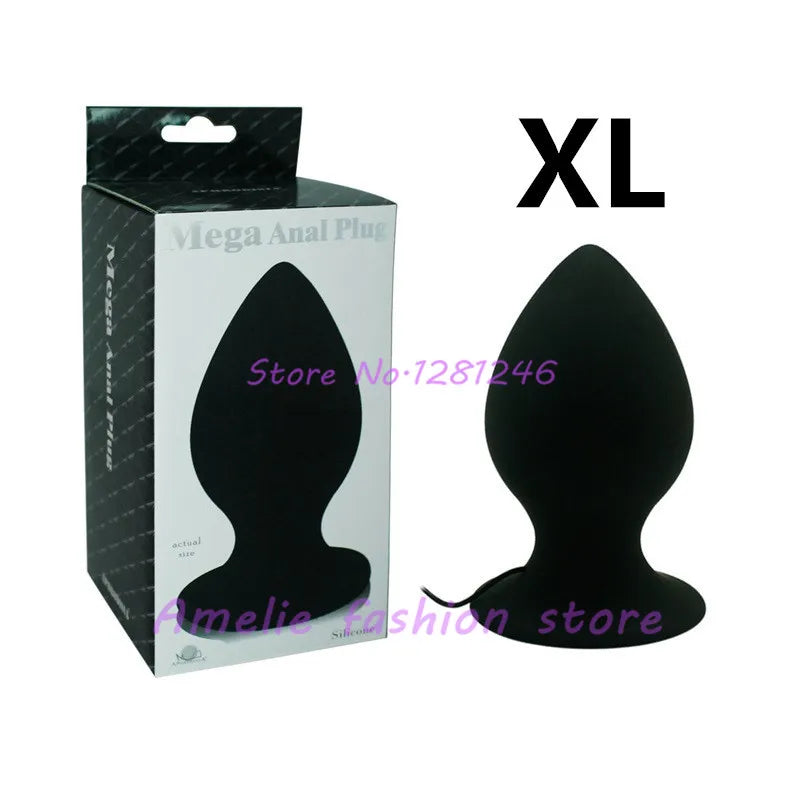 Super Big Size 7 Mode Vibrating Silicone Butt Plug Large Anal Vibrator Huge Anal Plug Unisex Erotic Toys Sex Products L XL XXL