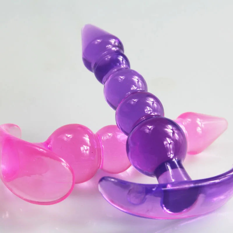 4pcs/lots butt plugs Bubbles Beginner Anal Plug Sex Toys for Men Women backyard anus stopper Plug Waterproof Body Massager