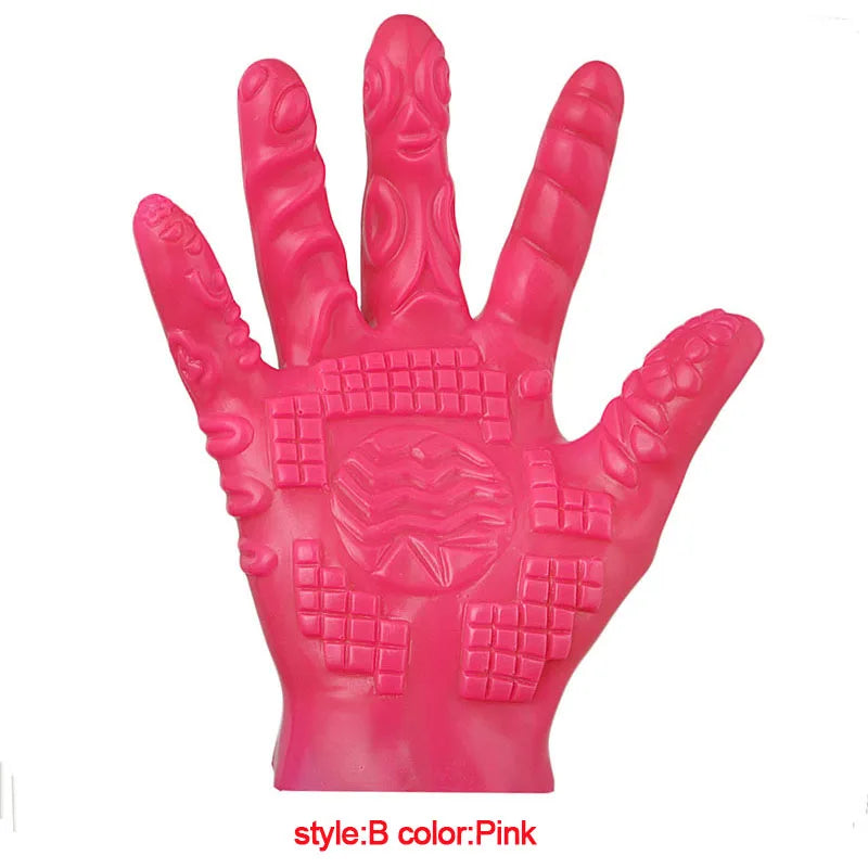 Erotic Magic Palm Hand Masturbator Sex Glove Adult Game Masturbation Vagina Massage Gloves sex game for couples Intimate goods