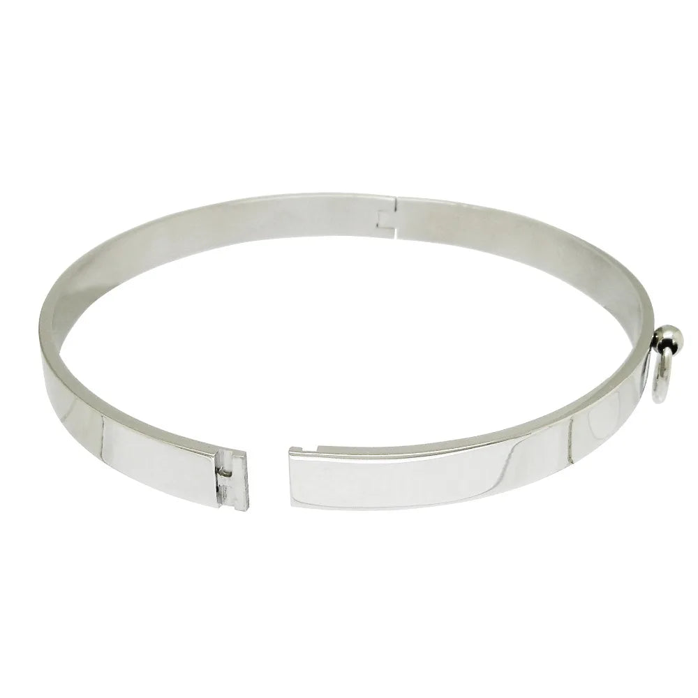 Polished Stainless Steel Slave Choker Necklace Gold Black Silver Color Fetish Wear Women's Jewelry