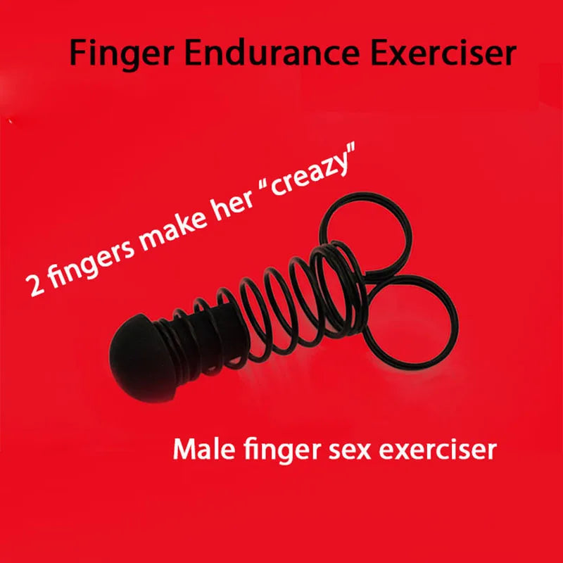 Finger Endurance Trainer for Masturbation Orgasm Toys For Woman Men Climax G Spot Stimulation Adults Game Sex Training Products