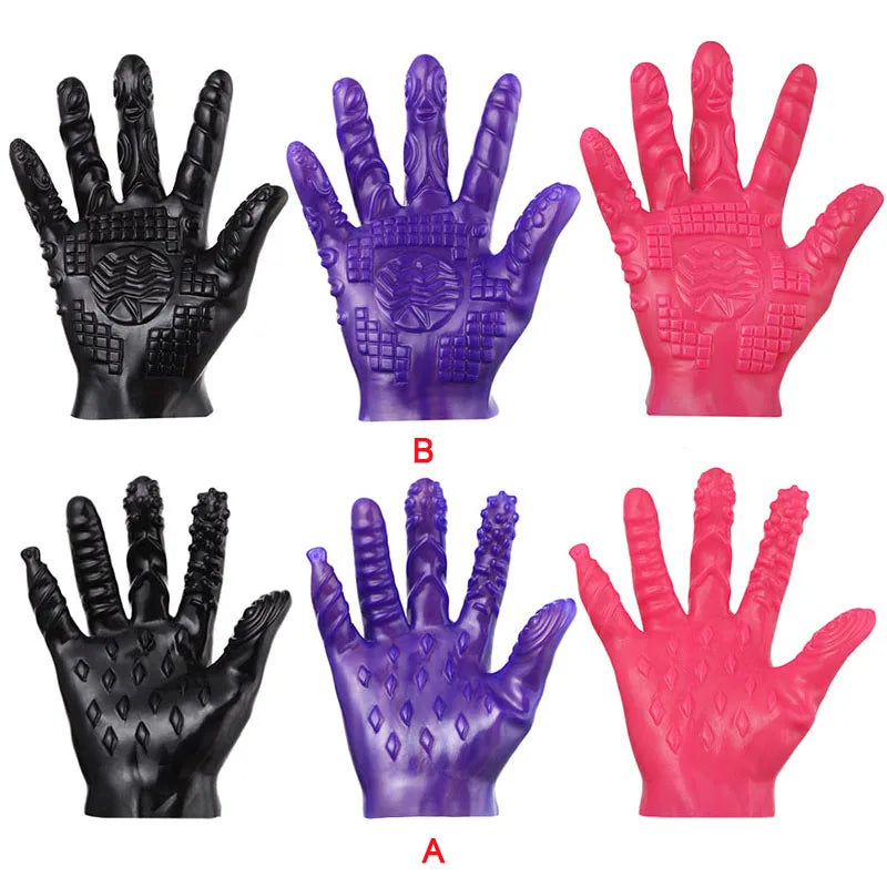 Erotic Magic Palm Hand Masturbator Sex Glove Adult Game Masturbation Vagina Massage Gloves sex game for couples Intimate goods