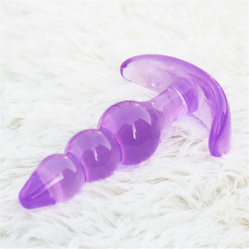 4pcs/lots butt plugs Bubbles Beginner Anal Plug Sex Toys for Men Women backyard anus stopper Plug Waterproof Body Massager