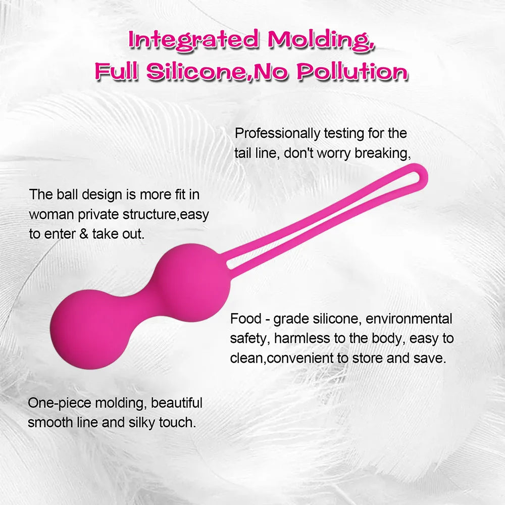 Vaginal Kegel Balls Vibrator Sex Toy for Women Simulator Vagina Tighten Massage Exercise Remote Control Jump Egg Ben Wa Balls