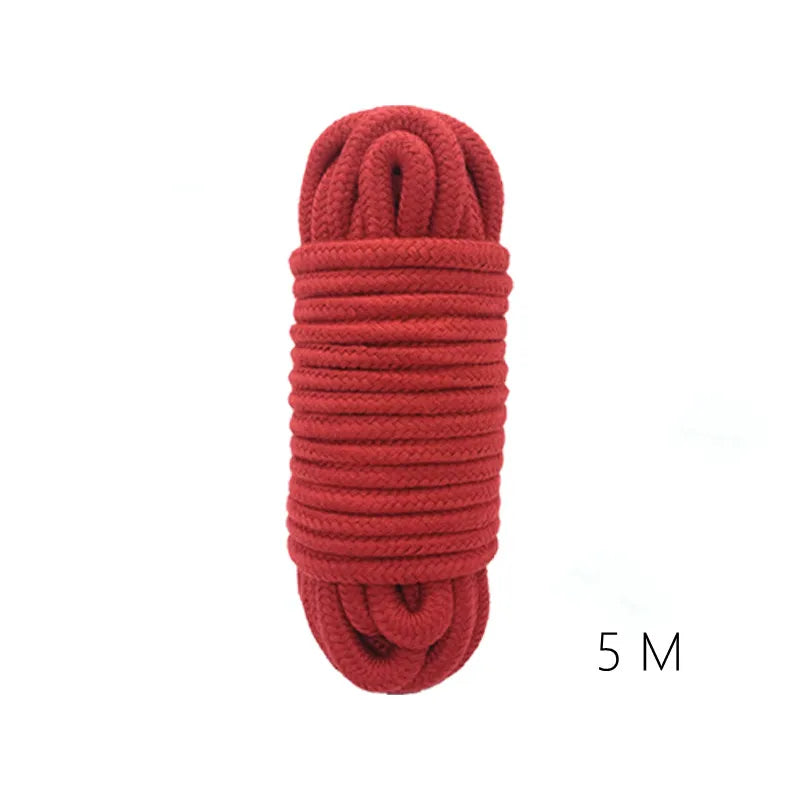 5m/10m/20m Fetish Sex Bondage Cotton Rope Erotic Shibari Accessories for Couple Adult Games Binding Role-Playing Erotic Products