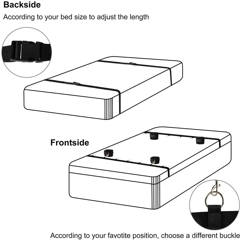 Adult Games Erotic Sex Toys For Woman Men Couples Slave Handcuffs Nylon BDSM Equipment Bondage Restraints Fetish Sex Products