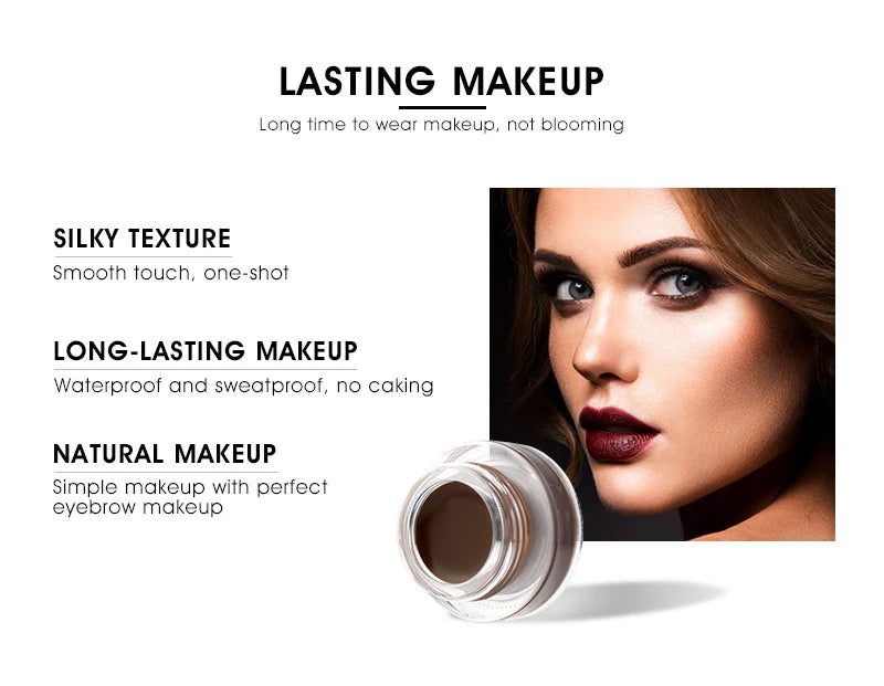 IMAGIC professional eyebrow waterproof long-lasting makeup eyebrow cream gel cosmetics
