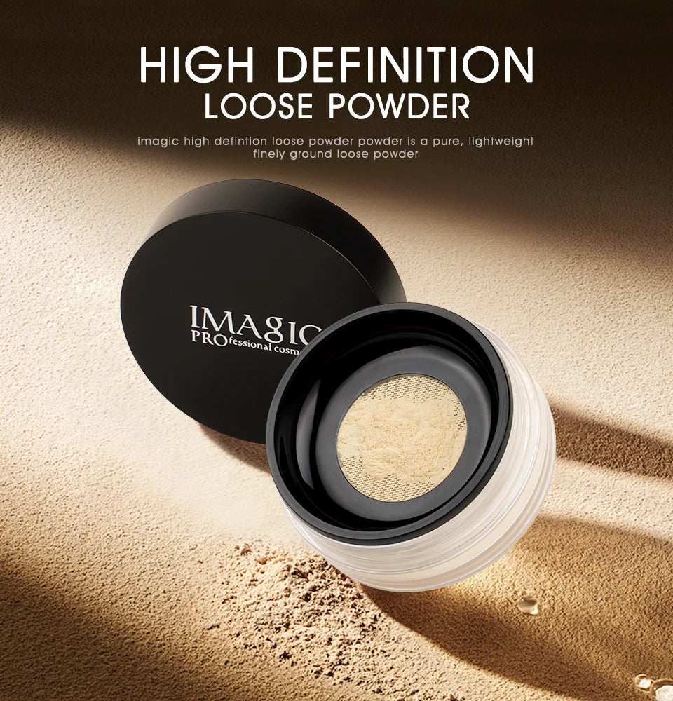 IMAGIC new makeup powder waterproof oil control waterproof  foundation invisible brightening skin cosmetic