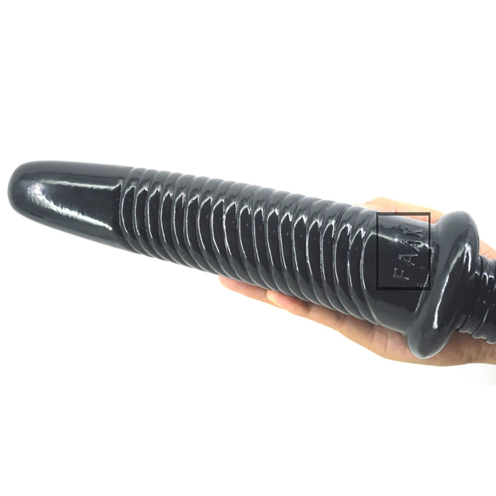 31mm Screw Sword PVC Anal Plug Dildo Women Masturbator Handle-Bar Soft Vagina Anus Prostate Orgasm Sex Toys for Lesbian Gay Men