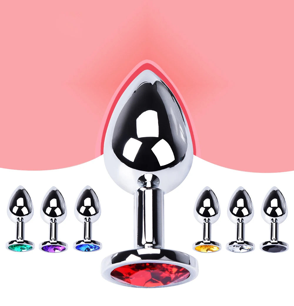 Anal plug Butt plugs anal sleeve dongle anal phalos for anal proleurre metal vibrating analnach tube Toys for adults Anal toys