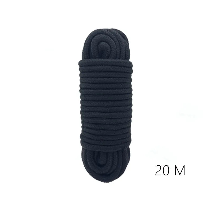 5m/10m/20m Fetish Sex Bondage Cotton Rope Erotic Shibari Accessories for Couple Adult Games Binding Role-Playing Erotic Products