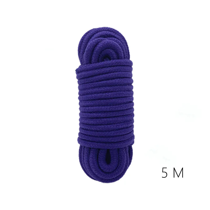 5m/10m/20m Fetish Sex Bondage Cotton Rope Erotic Shibari Accessories for Couple Adult Games Binding Role-Playing Erotic Products