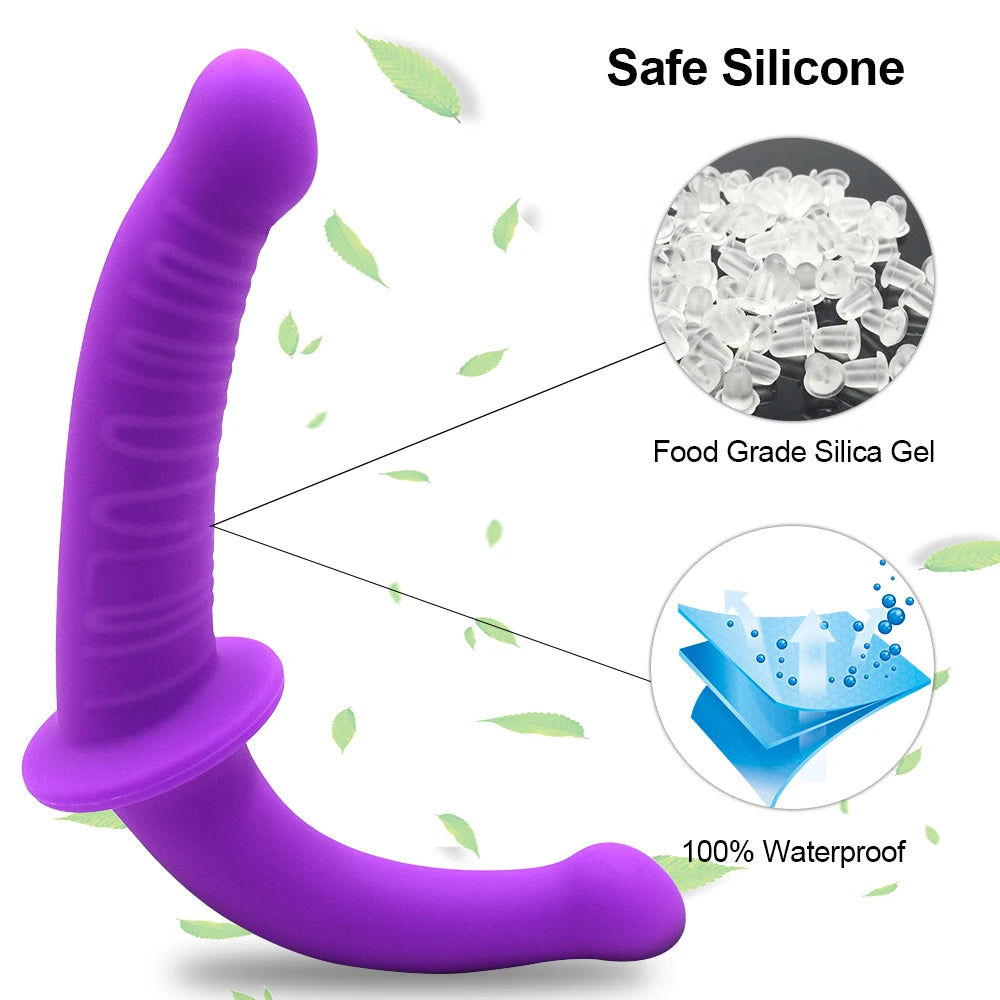 Sex U Shape Double Big Realistic Dildo Vagina Anal Women Gay Lesbian Double Ended Dong Penis Artificial Penis Sex Toys