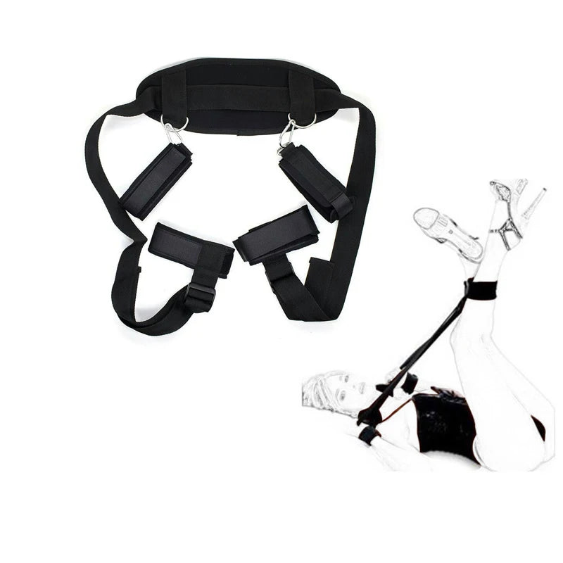 Adults Games BDSM Bondage Gear Set Handcuffs Ankle Cuff Restraints Erotic Products Sex Toys For Woman Couples Sex Furniture Shop