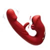 Drop Shipping 3 in 1 Realistic Tongue Licking and Slap Vibrator Clitoris Stimulation Female G Spot Orgasm Dildo Vibrator