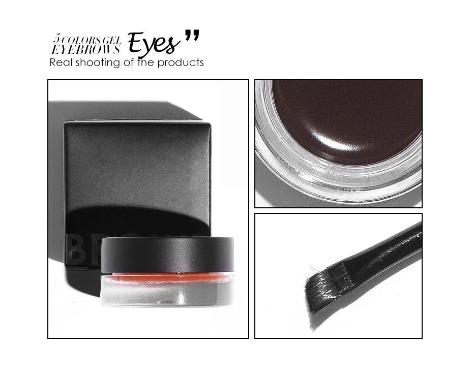 Wholesale FOCALLURE Eyebrow Cream Gel Enhancers Long-lasting Waterproof Eye Brows Pomade Gel With Brushes For Women Makeup