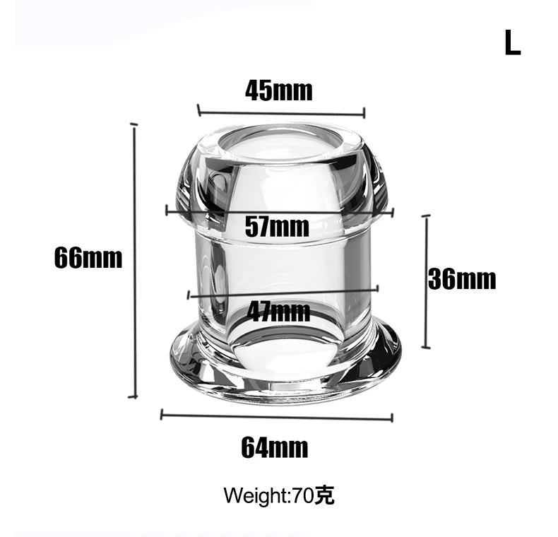 Hollow Anal Plug Butt Plug Anal Dilator Anus Tunnel Expansion Prostate Massager Sextoy Vagina Anchor Shower Enema Intimate Goods