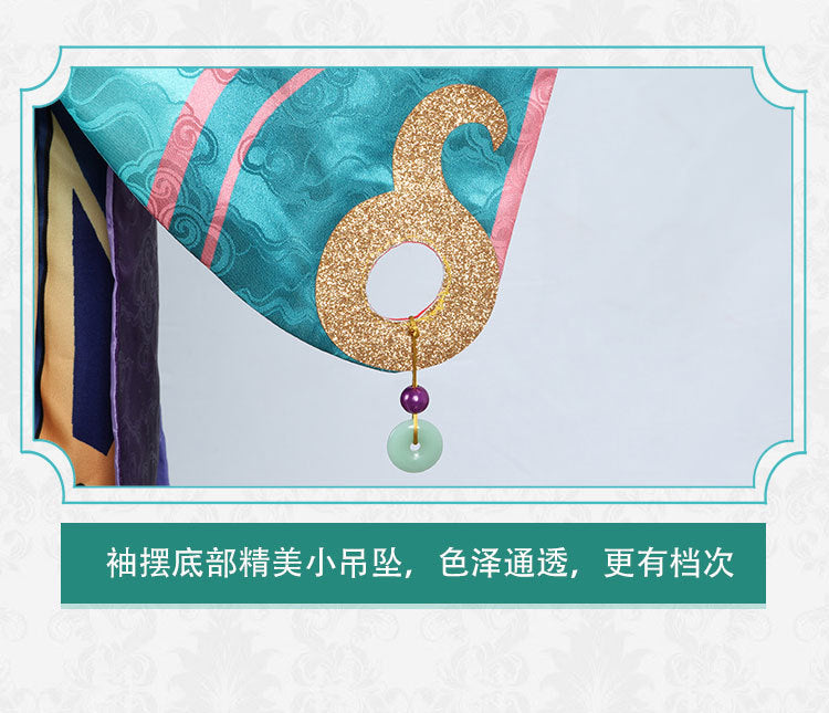 Xiao Cosplay Costume Cosplay Anime Xiao Full Set Xiao Wig Mask Tattoo Sticker for Halloween Outfits