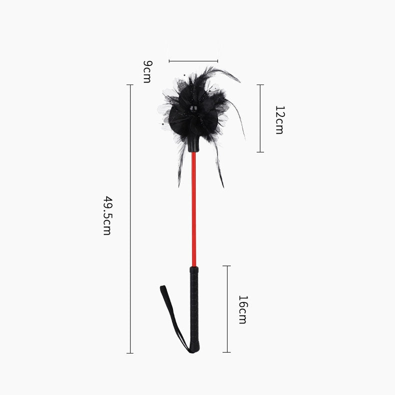 [Aholic Sink] a Variety of Chicken Feather Ostrich Feather Stick Scratch an Itch Funny Cat Toy Stick