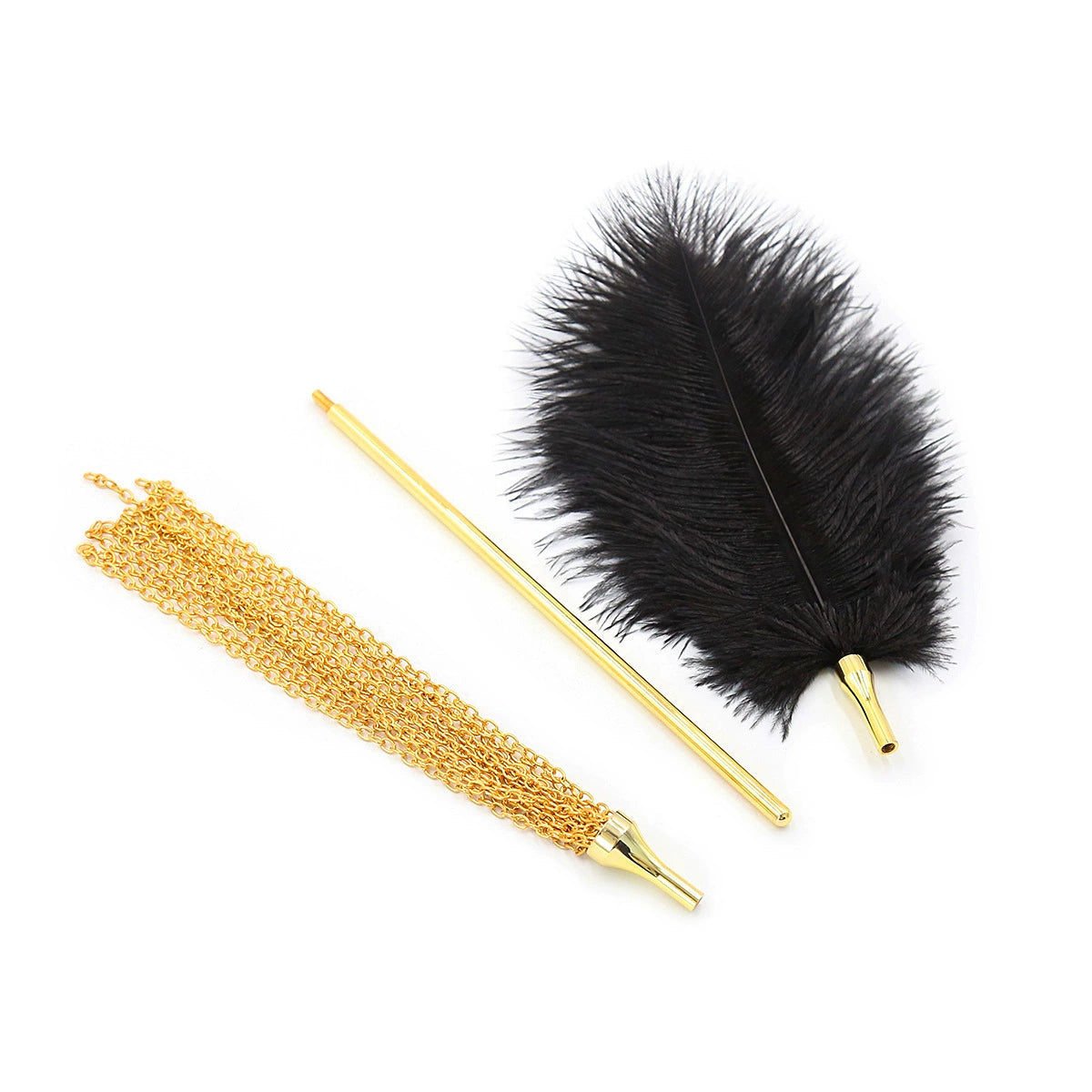 [Aholic Sink] a Variety of Chicken Feather Ostrich Feather Stick Scratch an Itch Funny Cat Toy Stick