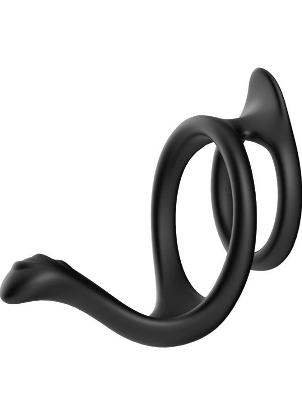 Men Lifting Ring Elastic Silicone Ring Sexy Panties Matching Lantern Ring Hanging Ring Black Double Ring Large Accessories Ring